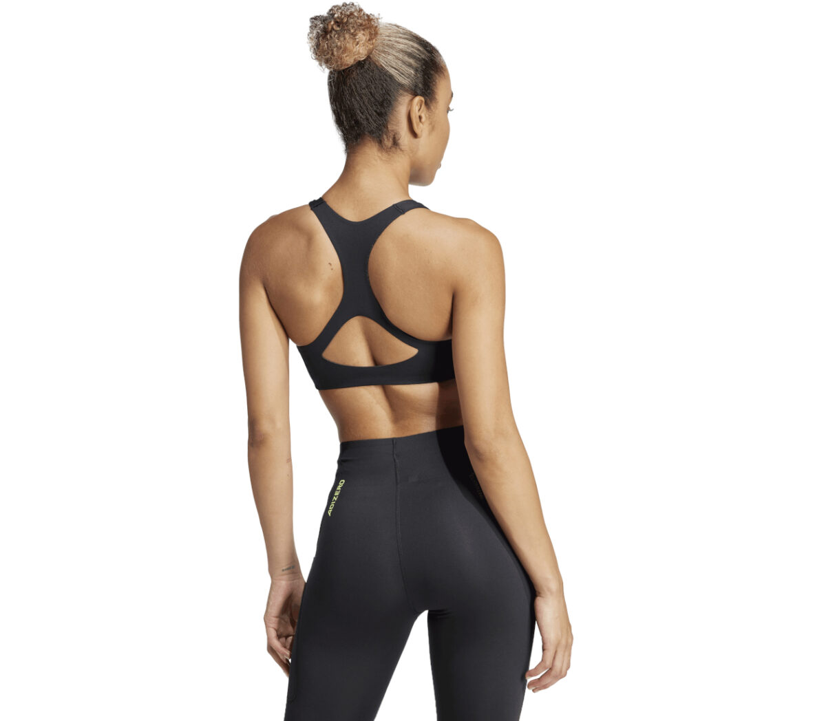 Dietro Reggiseno Adidas Adizero MS donna nero