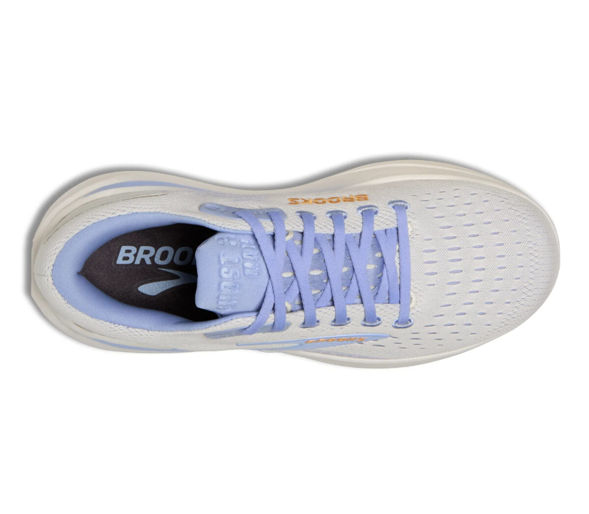 Tomaia Scarpa Brooks Ghost Max 3 donna bianca celeste