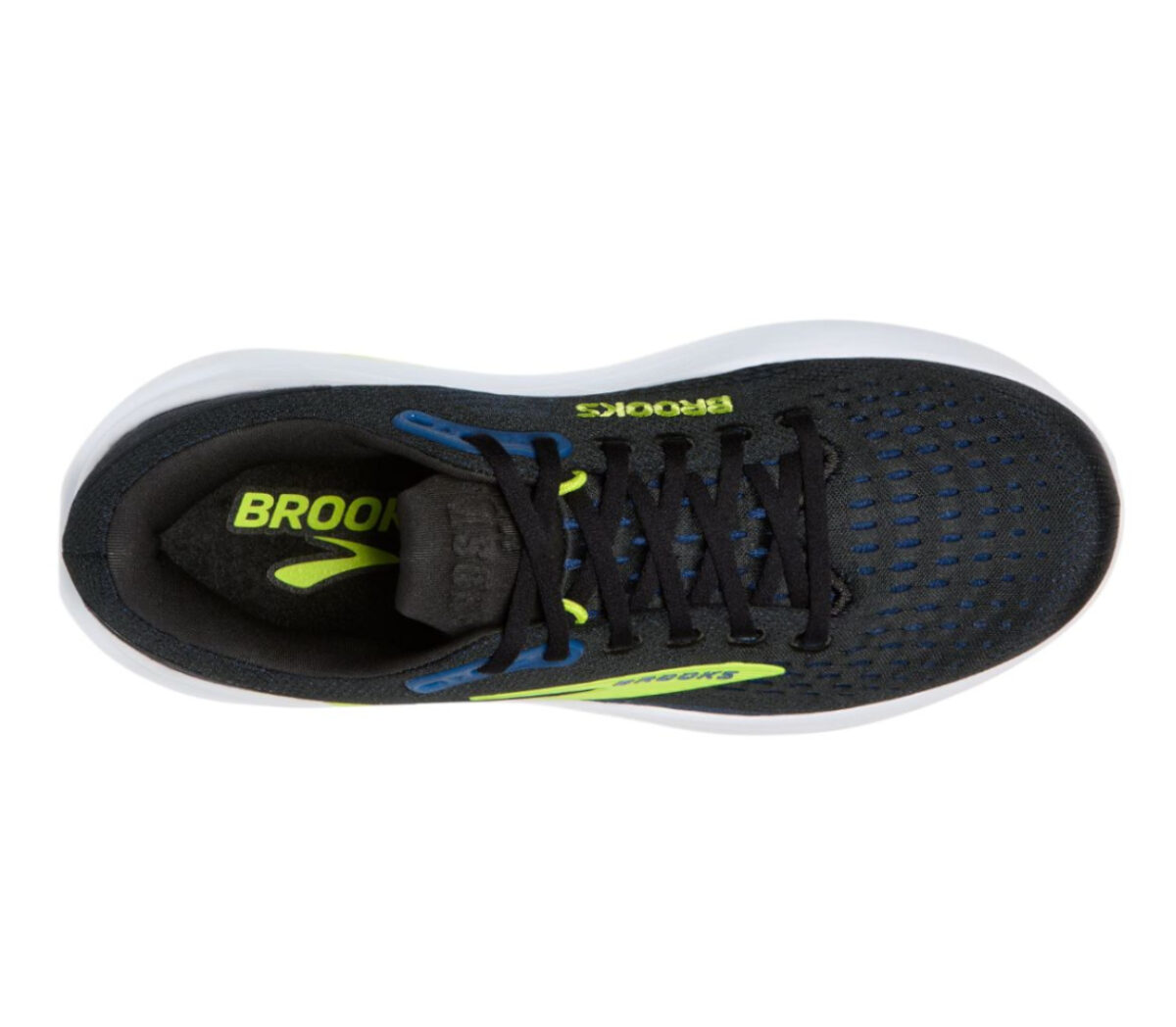 Tomaia Scarpa Brooks Ghost Max 3 uomo nera giallo fluo