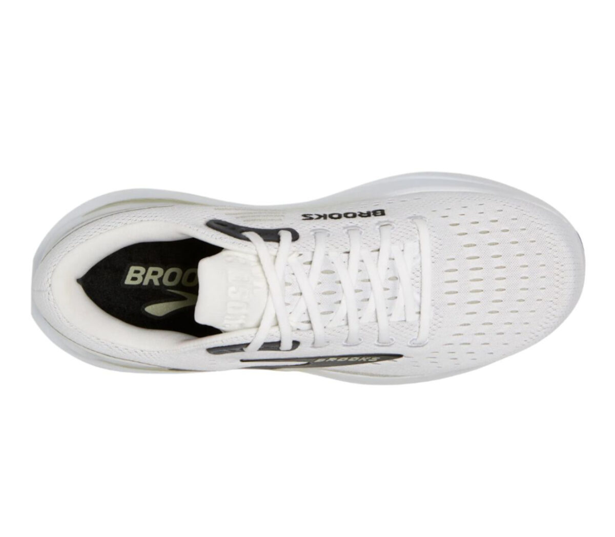 Tomaia Scarpa Brooks Ghost Max 3 uomo bianca