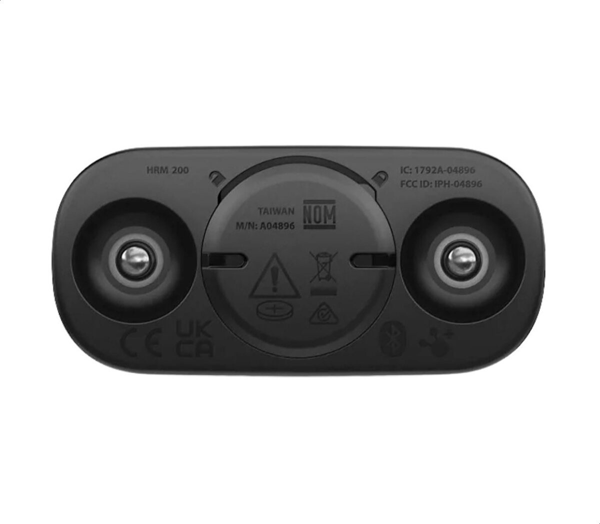 Dietro Fascia cardio Garmin HRM 200 unisex nera