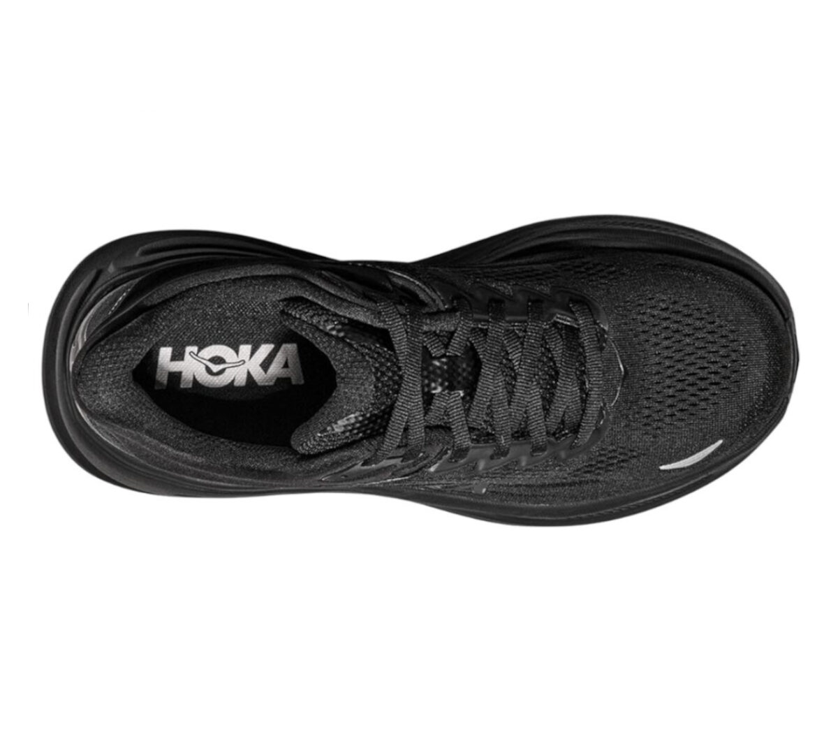 Tomaia Scarpa Hoka Bondi 9 2E Wide uomo nera
