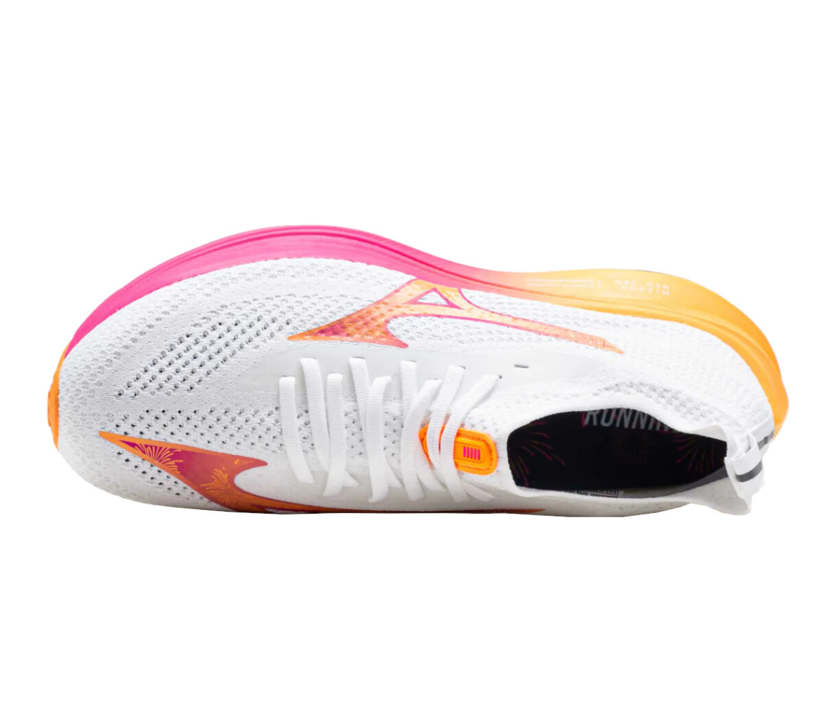 Tomaia Scarpa Mizuno Neo Zen unsiex Tetra bianco arancione rosa