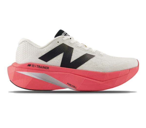 Scarpa New Balance FuelCell SuperComp Trainer v4 uomo bianca rossa