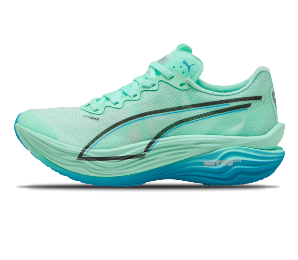 scarpa da running donna puma nitro elite 3 azzurra
