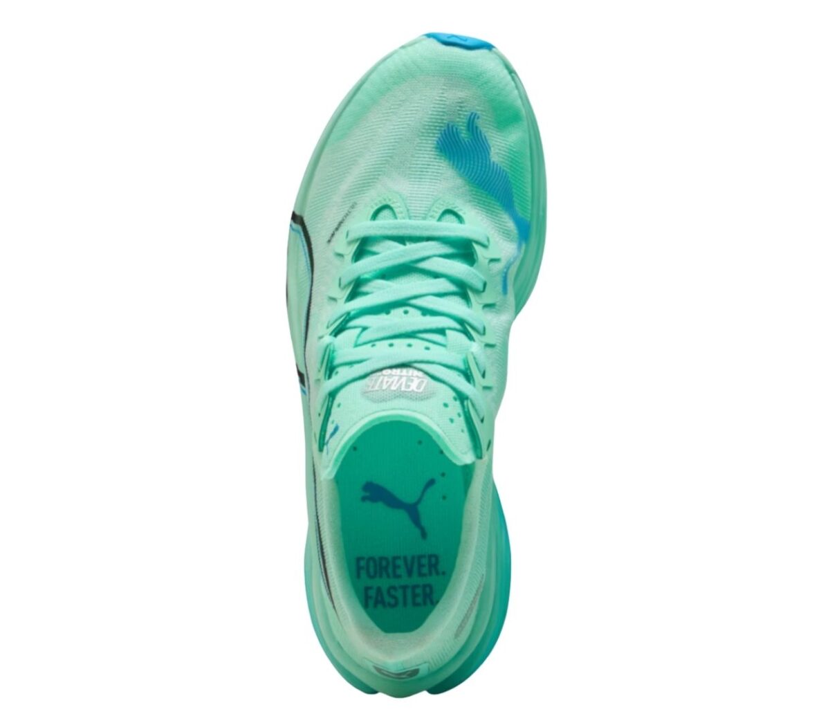tomaia scarpa da running donna puma nitro elite 3 azzurra