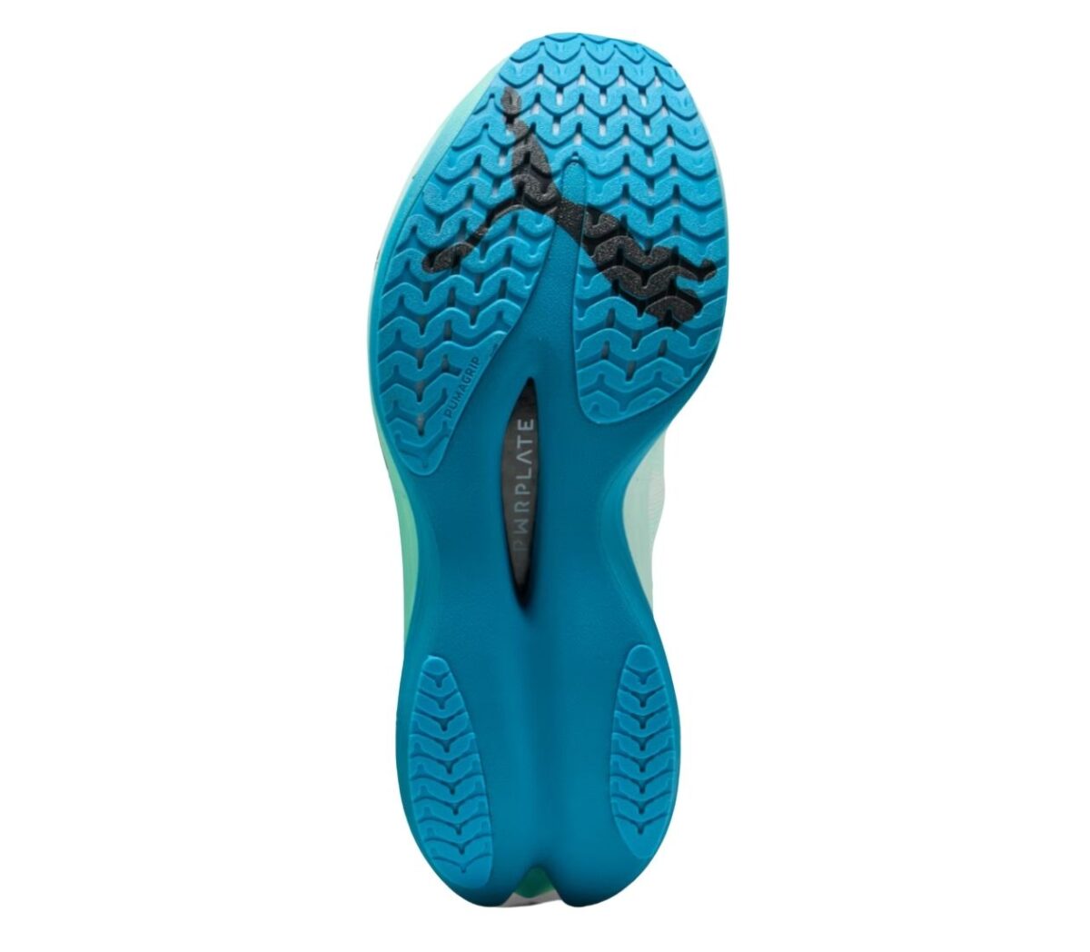 suola scarpa da running donna puma nitro elite 3 azzurra