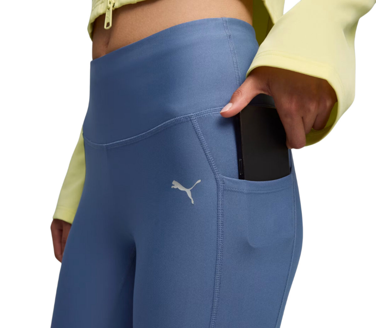Dettaglio Leggings Puma Run Velocity FL Tight  donna azzurri