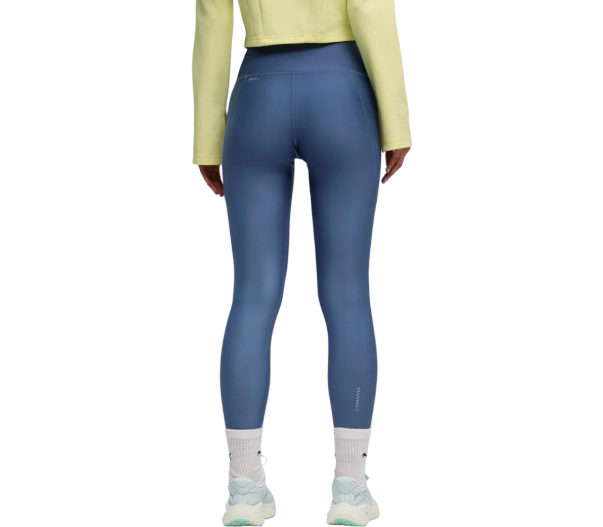 Dietro Leggings Puma Run Velocity FL Tight  donna azzurri