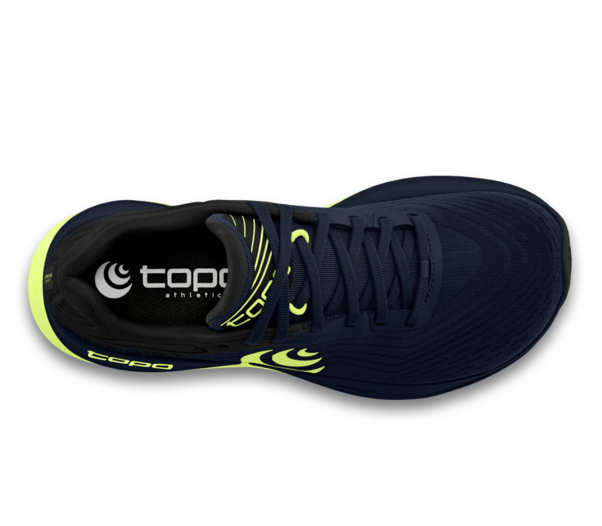 tomaia scarpa da running uomo ultrafly 5 topo nera e gialla