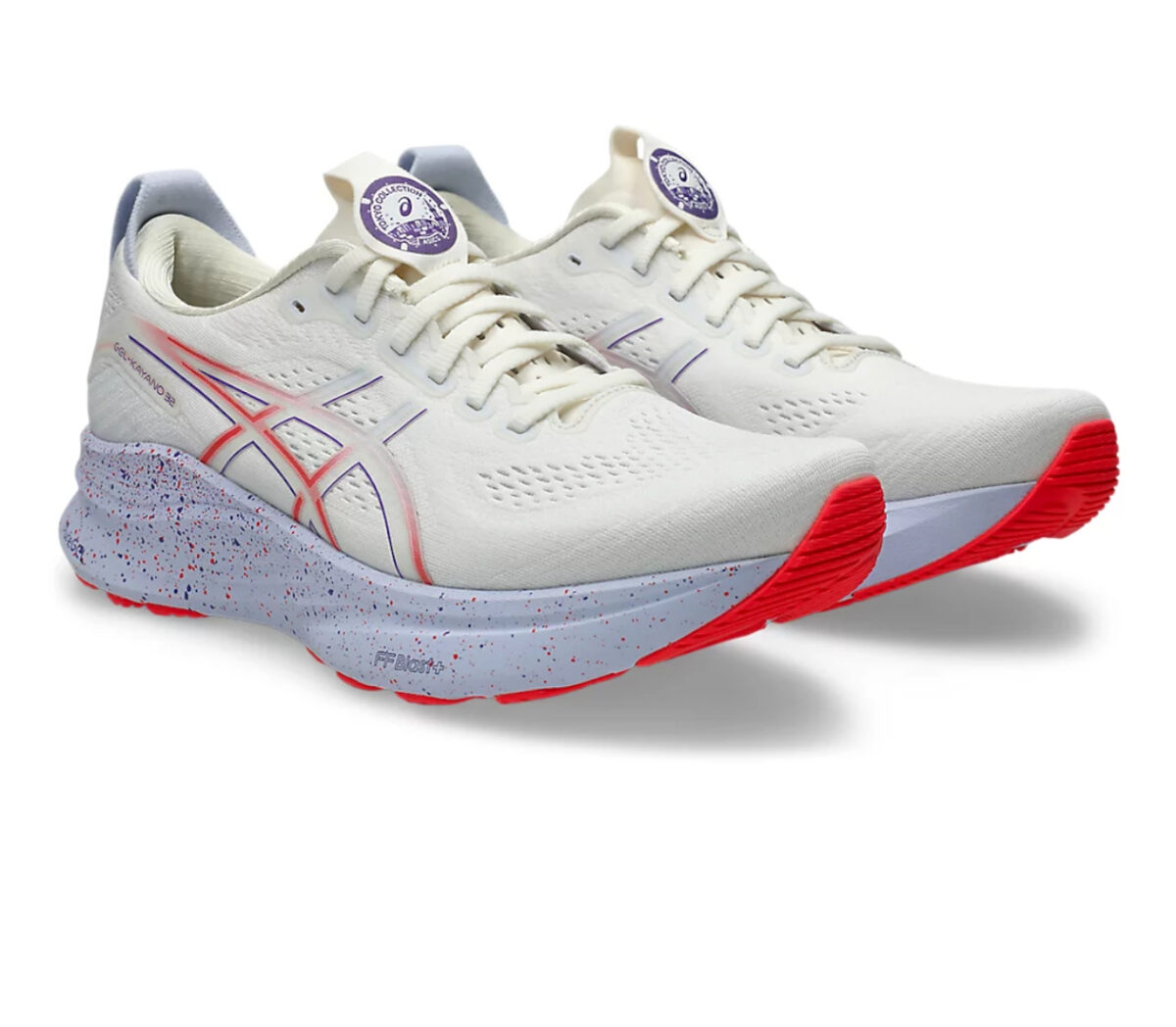 Coppia Scarpa Asics Gel-Kayano 32 Tokyo uomo lilla rossa