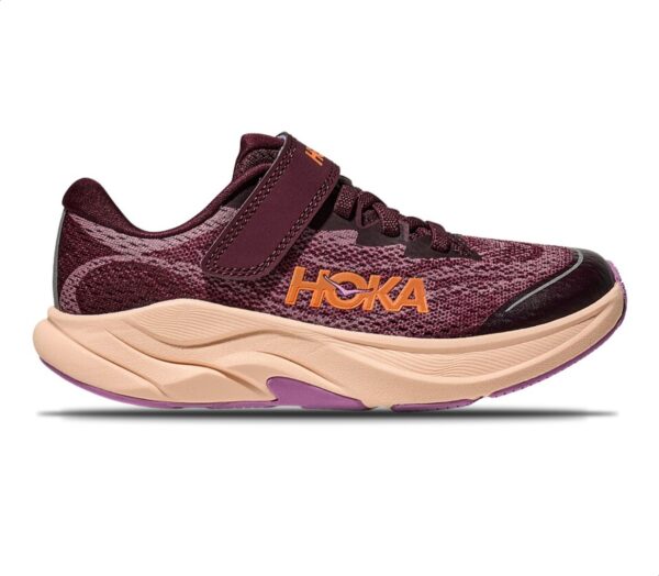 Scarpa Hoka Rincon 4 Little Kids junior black cherry classic mauve