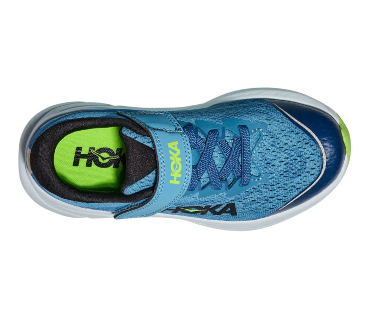 Tomaia Scarpa Hoka Rincon 4 Little Kids junior celeste verde