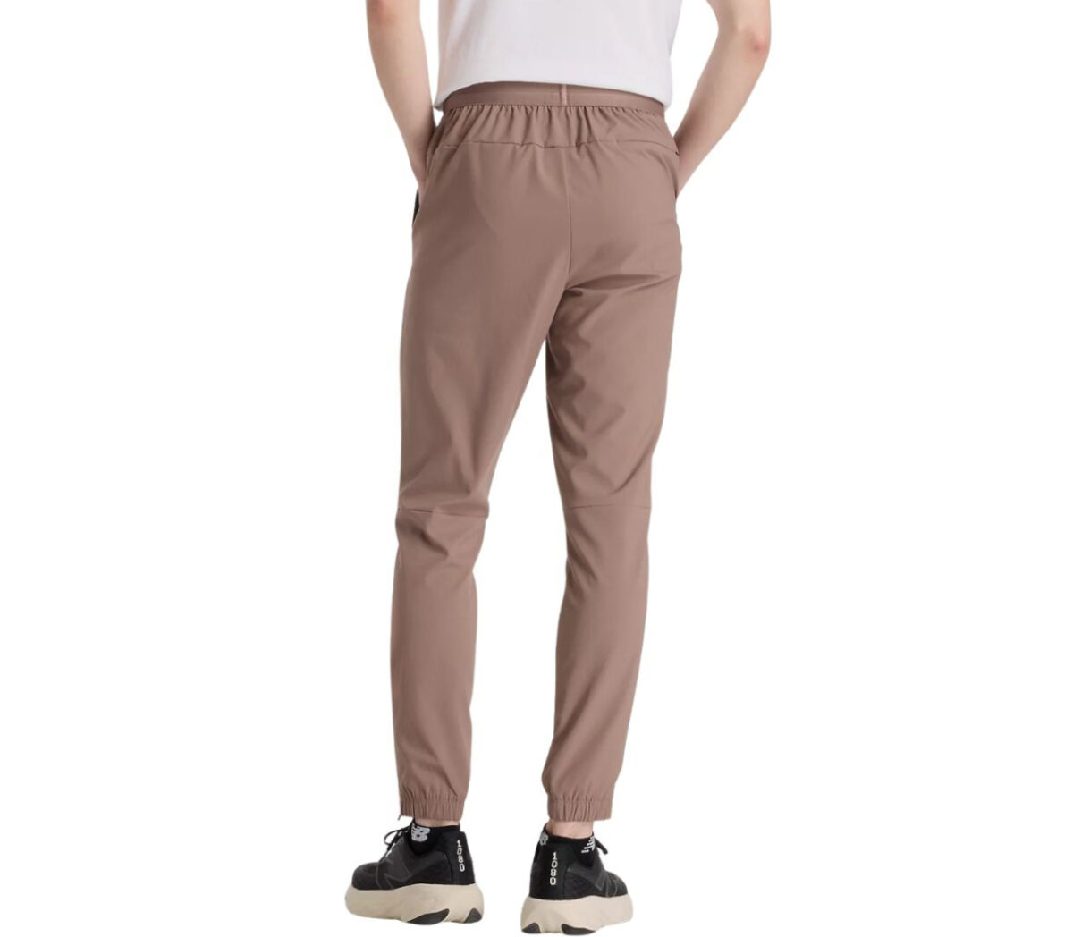 Dietro Pantalone New Balance AC Jogger uomo earth shadow heather