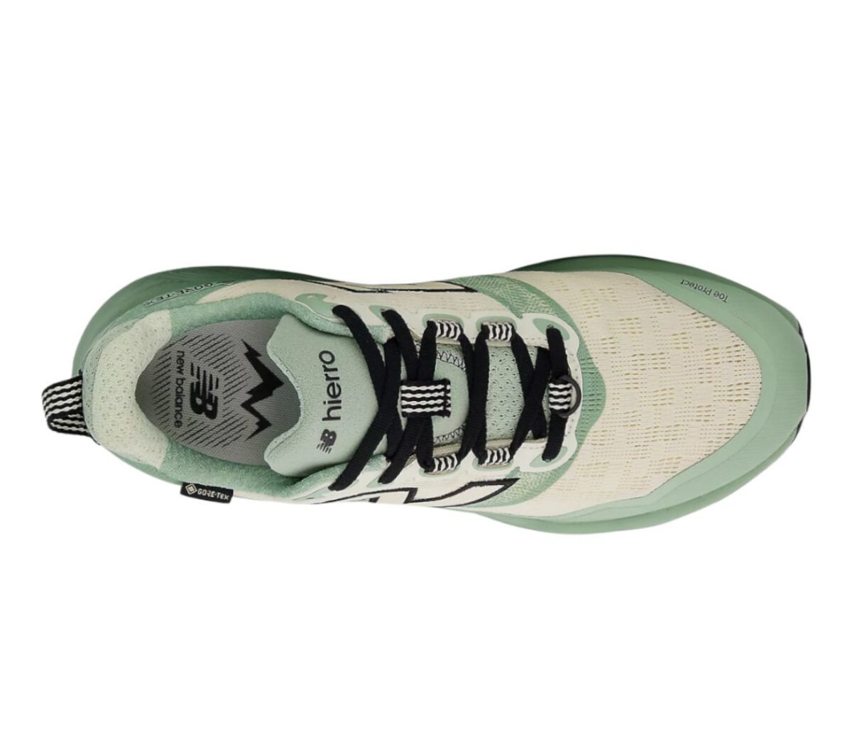 Tomaia Scarpa New Balance Hierro v9 GTX uomo mosaic green permafrost Black