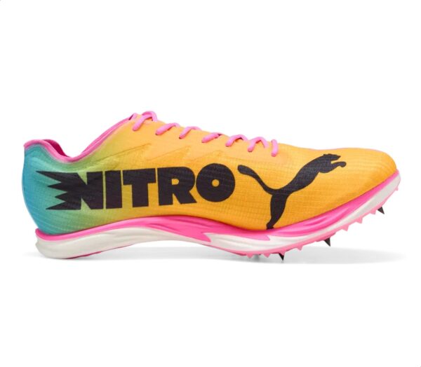 Scarpa Puma Mid Distance Nitro Elite 3 unisex gialla rosa