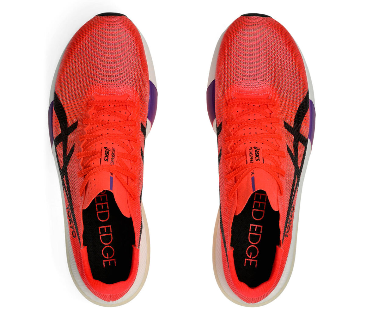 Tomaia Scarpa Asics Metaspeed Edge Tokyo unisex rossa