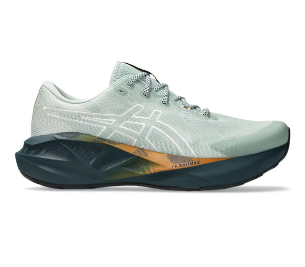 Scarpa Asics Novablast 5 TR uomo Nature Bathing Lichen Rock