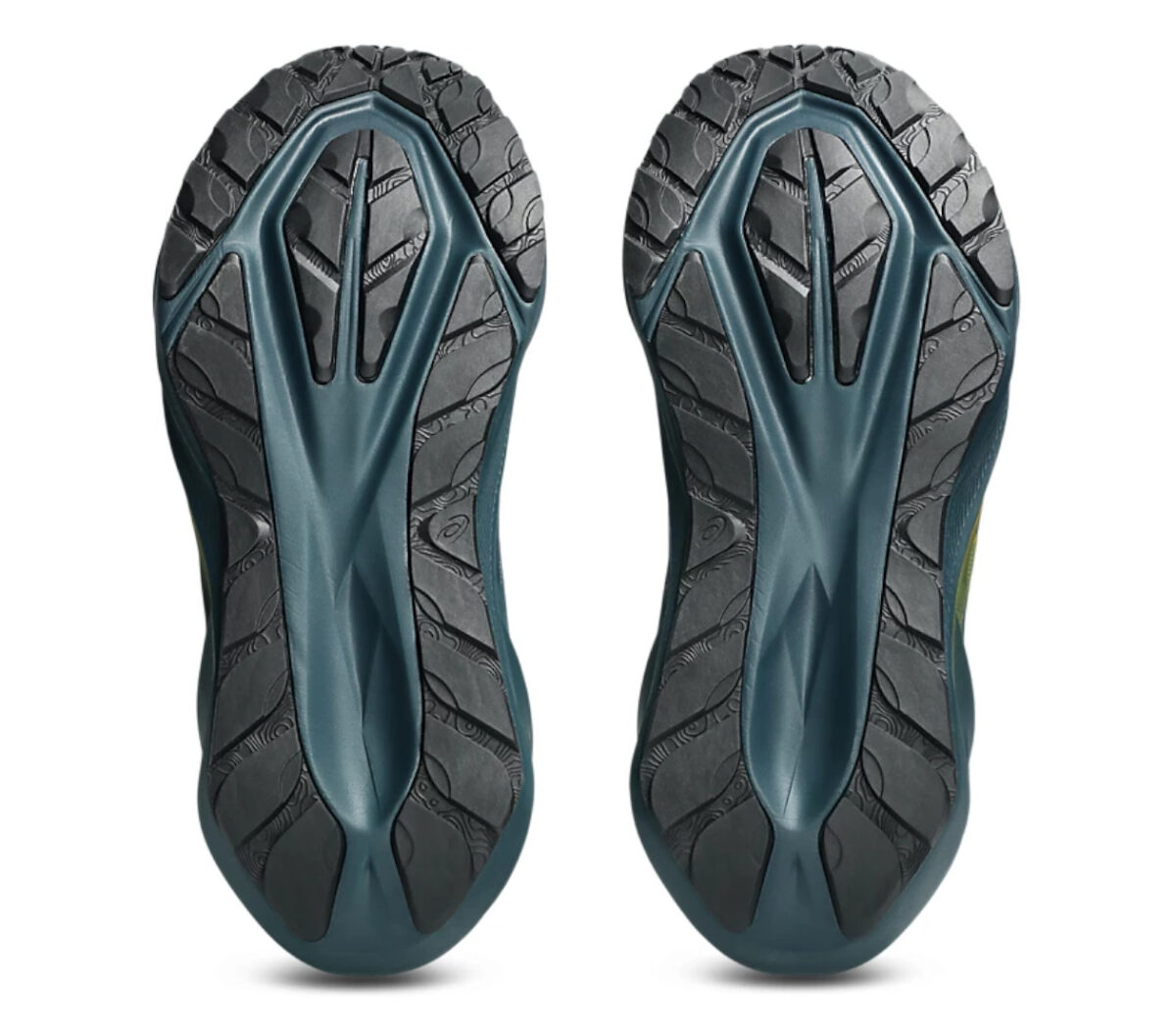 Suola Scarpa Asics Novablast 5 TR uomo Nature Bathing Lichen Rock