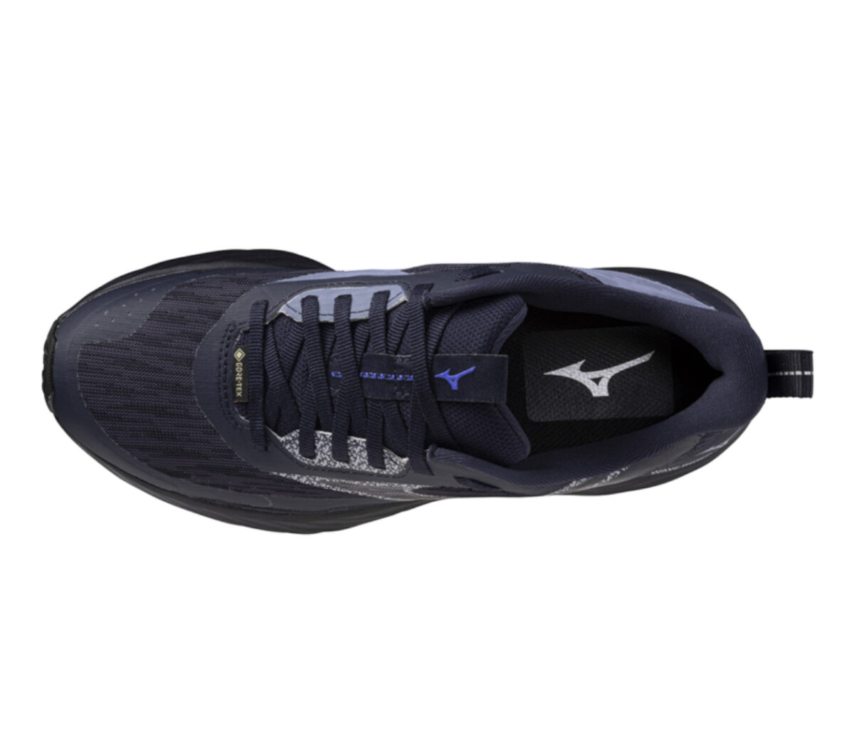 Tomaia Scarpa Mizuno Wave Rider GTX 3 donna nera viola