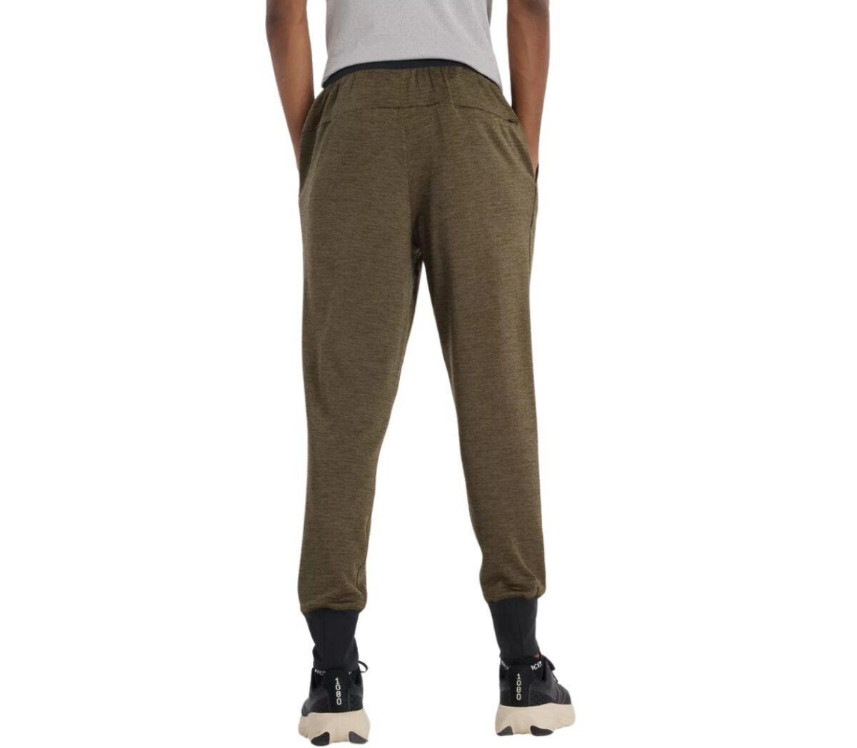 Dietro Pantalone New Balance Athletics Heat Grid Jogger uomo marrone