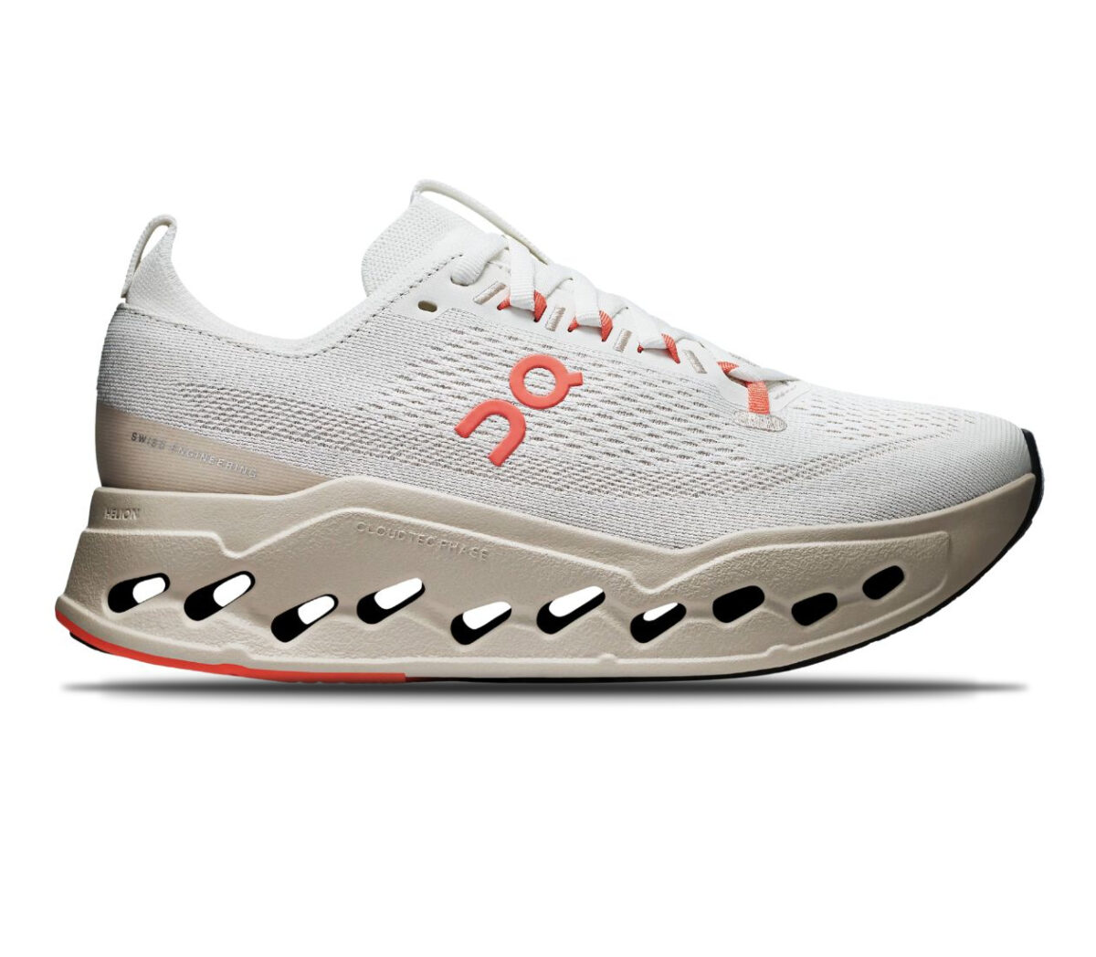 Scarpa On Cloudsurfer Max donna ivory salmon