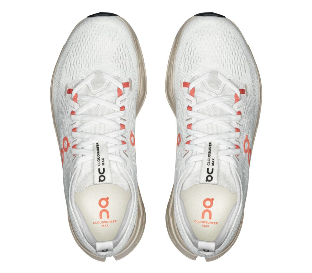 Tomaia Scarpa On Cloudsurfer Max donna ivory salmon