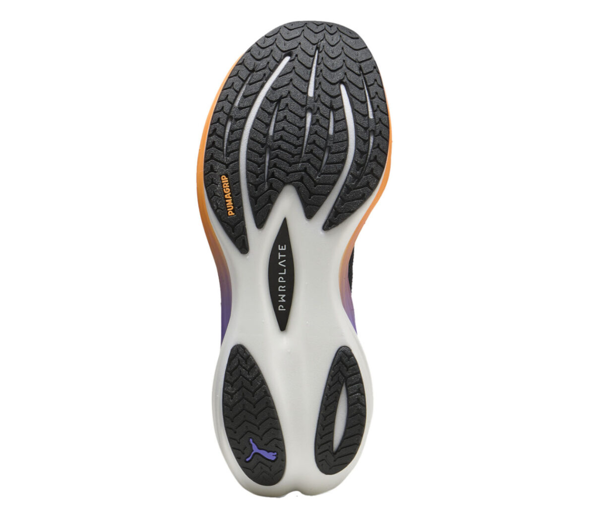 Suola Scarpa Puma Deviate Nitro 3 WTR donna nera arancione