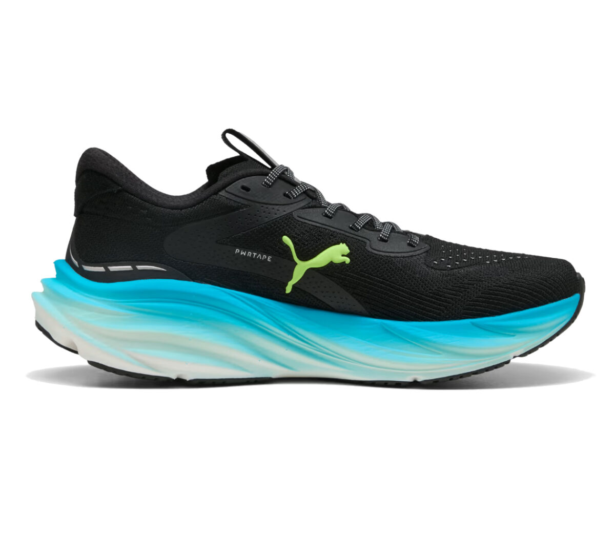 Scarpa Puma Magnify Nitro 3 uomo nera celeste