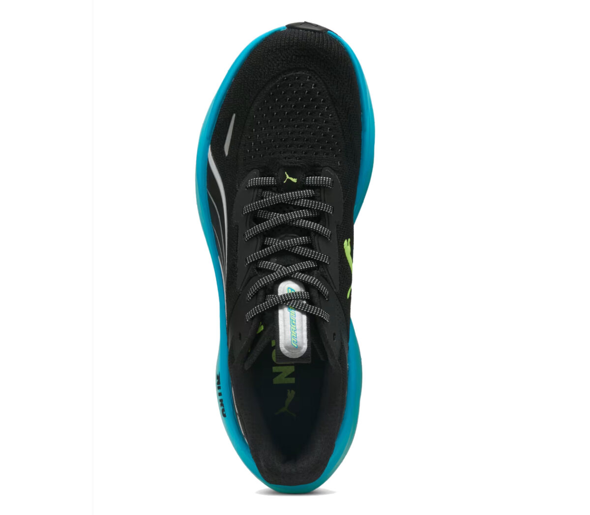 Tomaia Scarpa Puma Magnify Nitro 3 uomo nera celeste