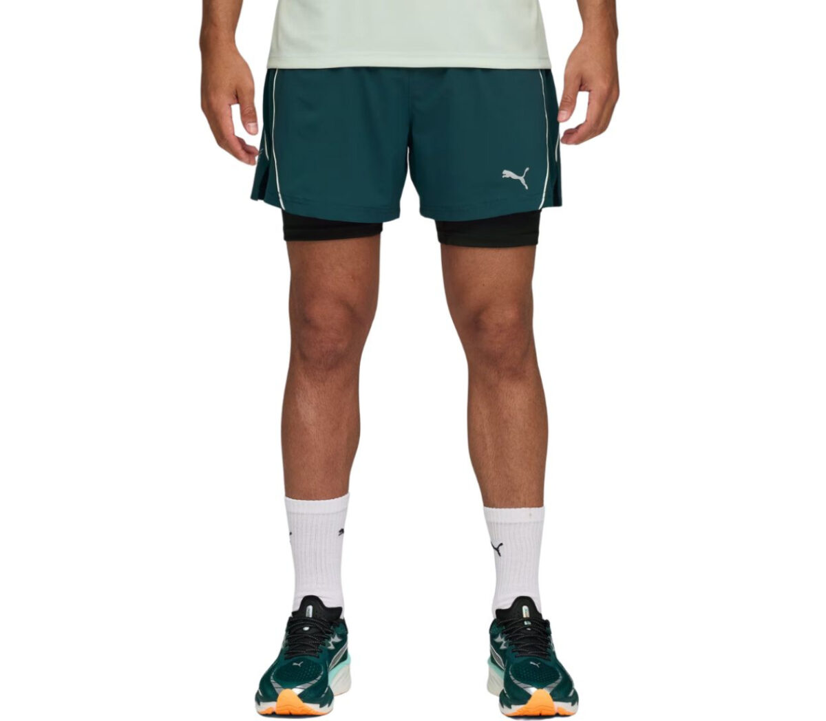 Short Puma Run Velocity 2in1 uomo verde