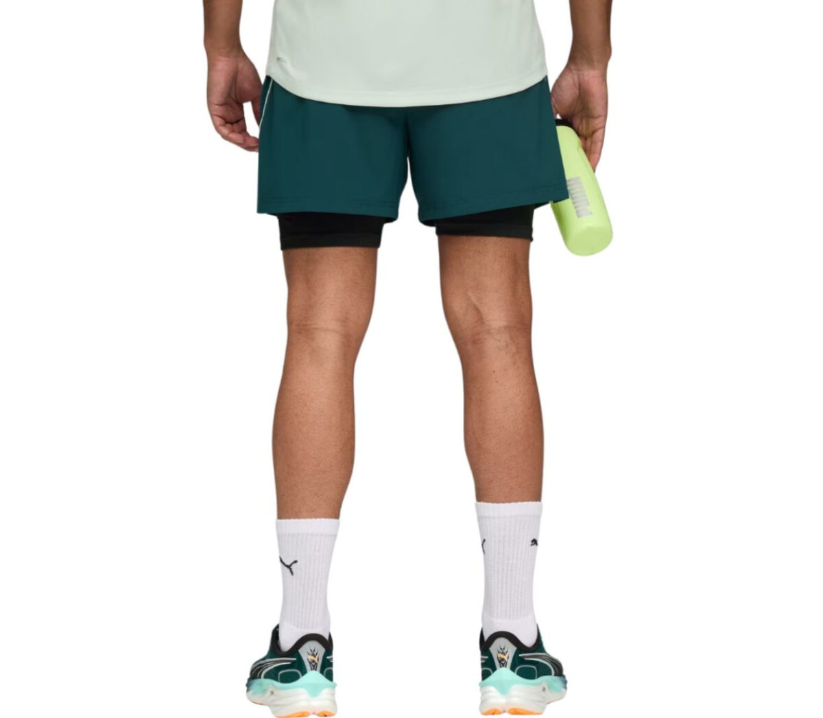 Dietro Short Puma Run Velocity 2in1 uomo verde