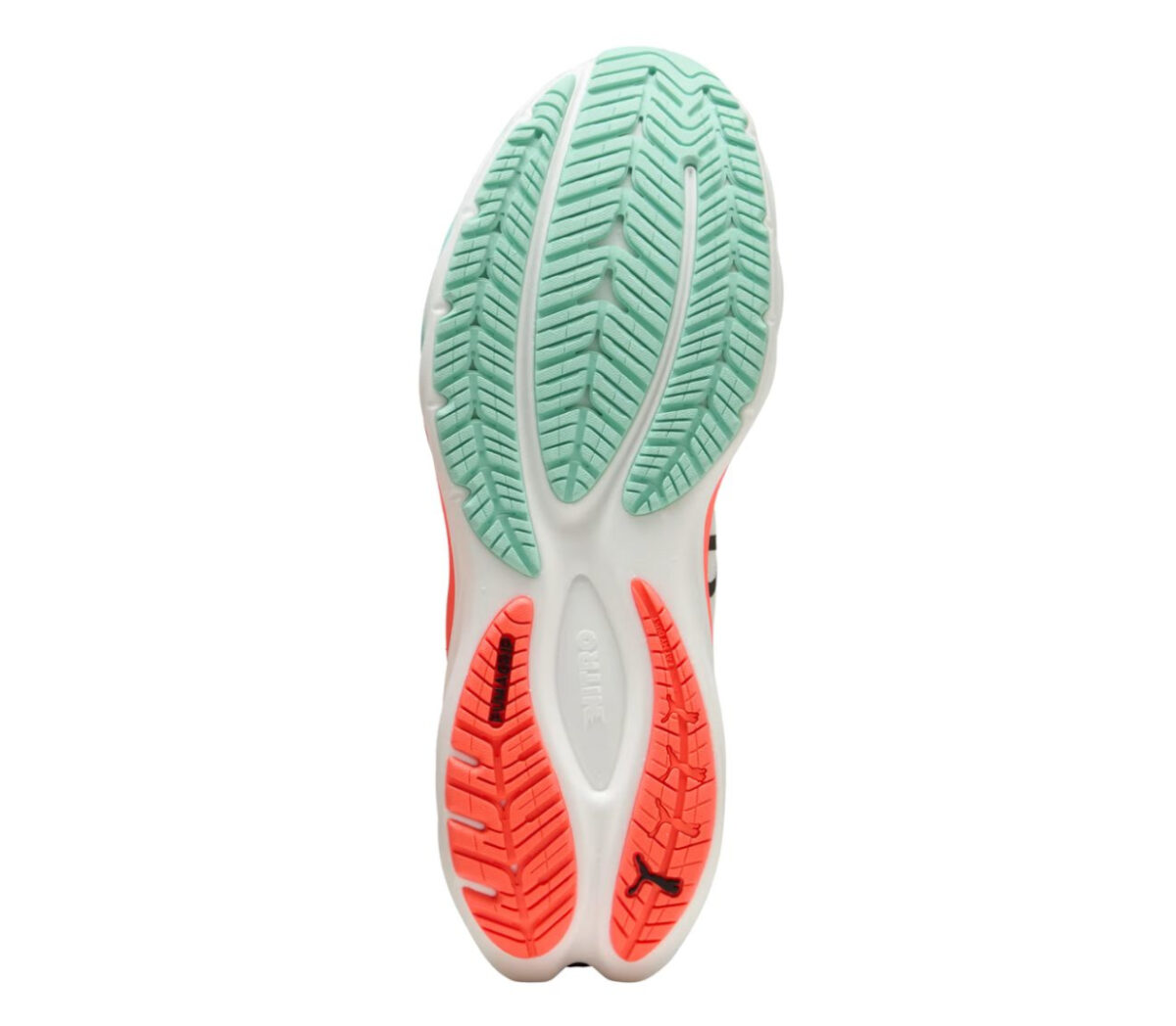 Suola Scarpa Puma Velocity Nitro 4 HYROX uomo White Mint Melt Glowing Red