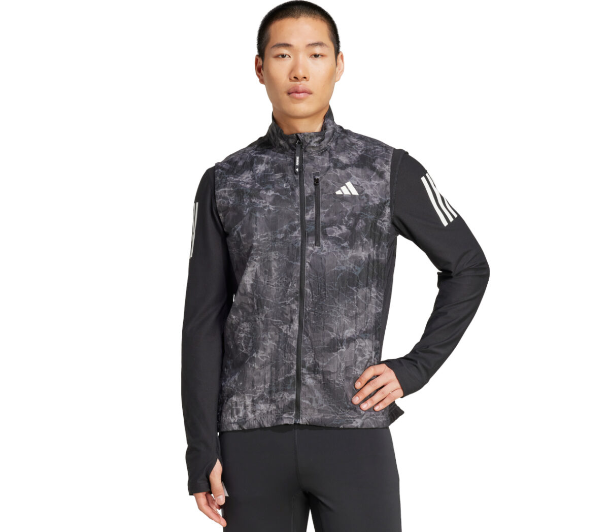 Gilet Adidas OTR SD Vest uomo grigio