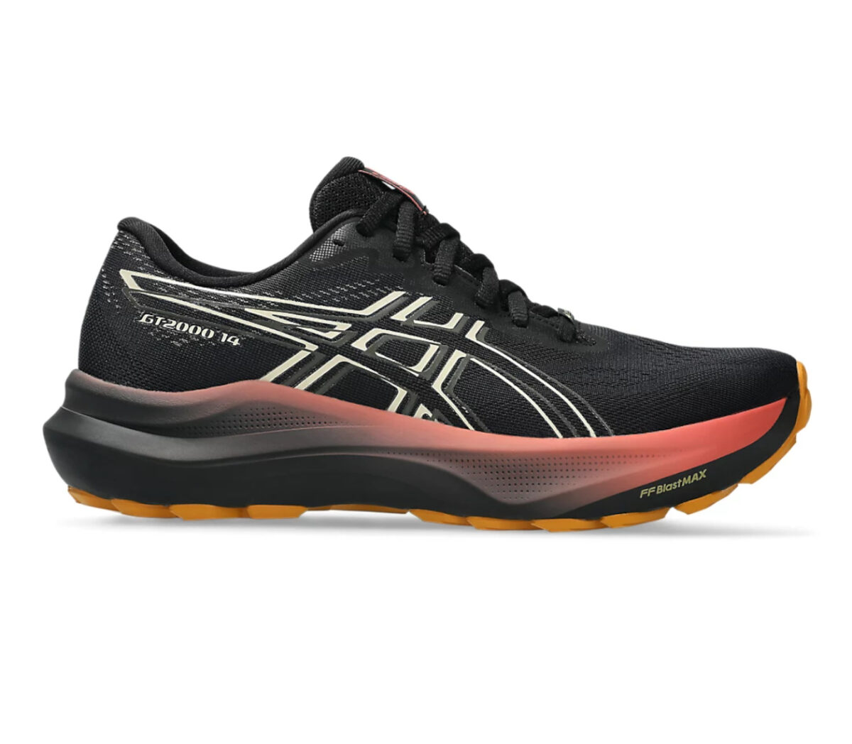 Scarpa Asics GT-2000 14 GTX donna nera arancione