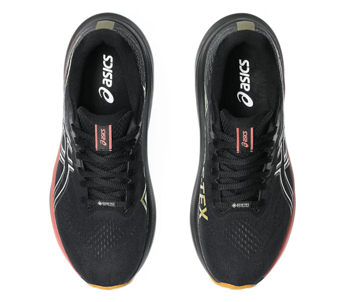 Tomaia Scarpa Asics GT-2000 14 GTX donna nera arancione