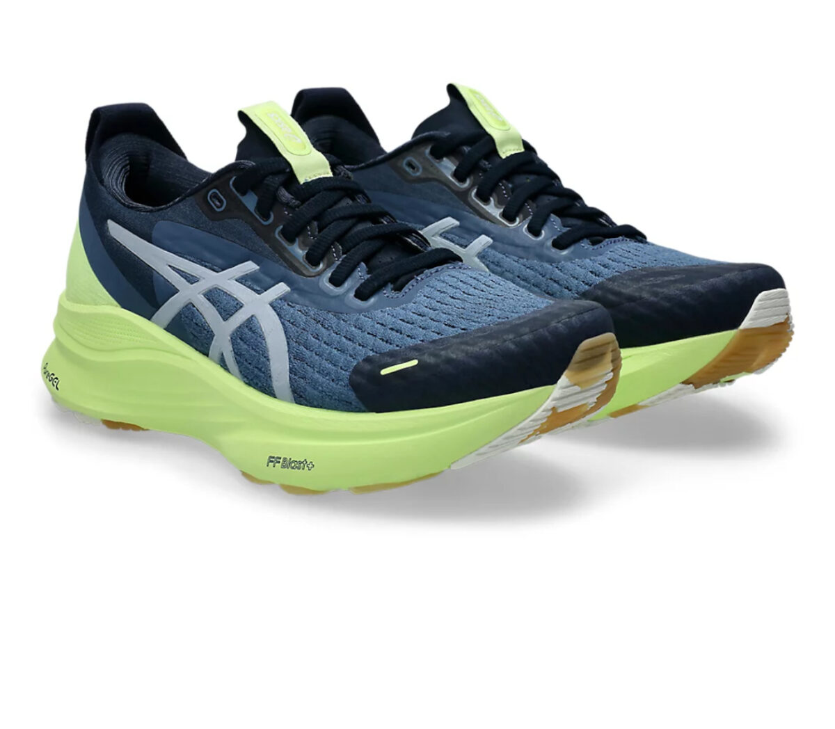 Coppia Scarpa Asics Gel-Kayano 32 Lite-Show donna blu giallo fluo