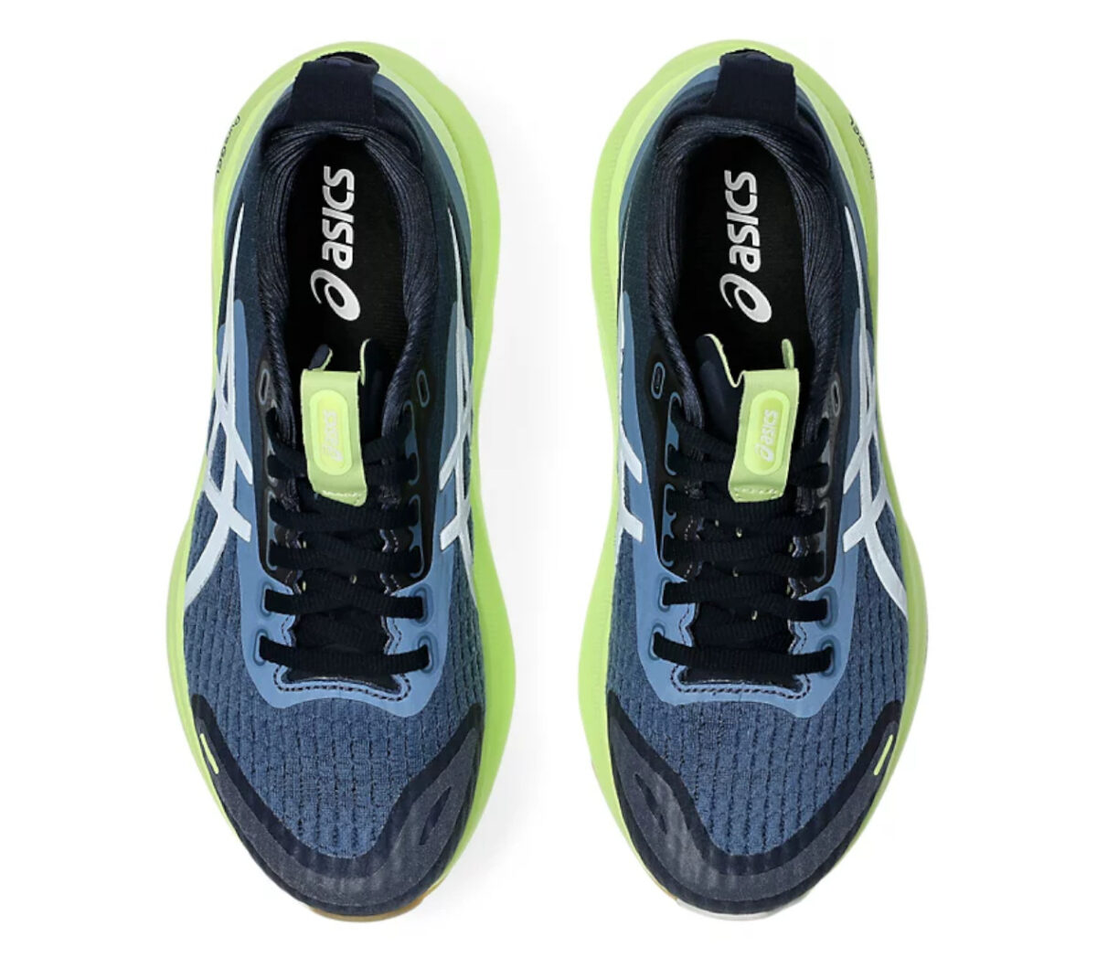 Tomaia Scarpa Asics Gel-Kayano 32 Lite-Show donna blu giallo fluo