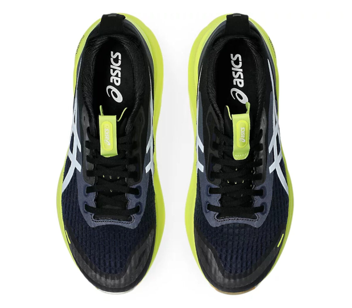 Tomaia Scarpa Asics Gel-Kayano 32 Lite-Show uomo nera gialla