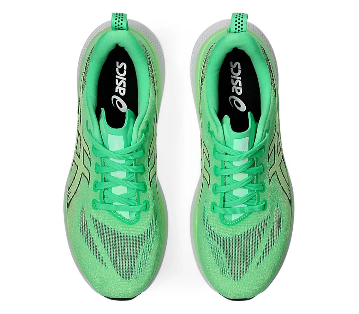 Tomaia Scarpa Asics Glideride Max 2 uomo verde