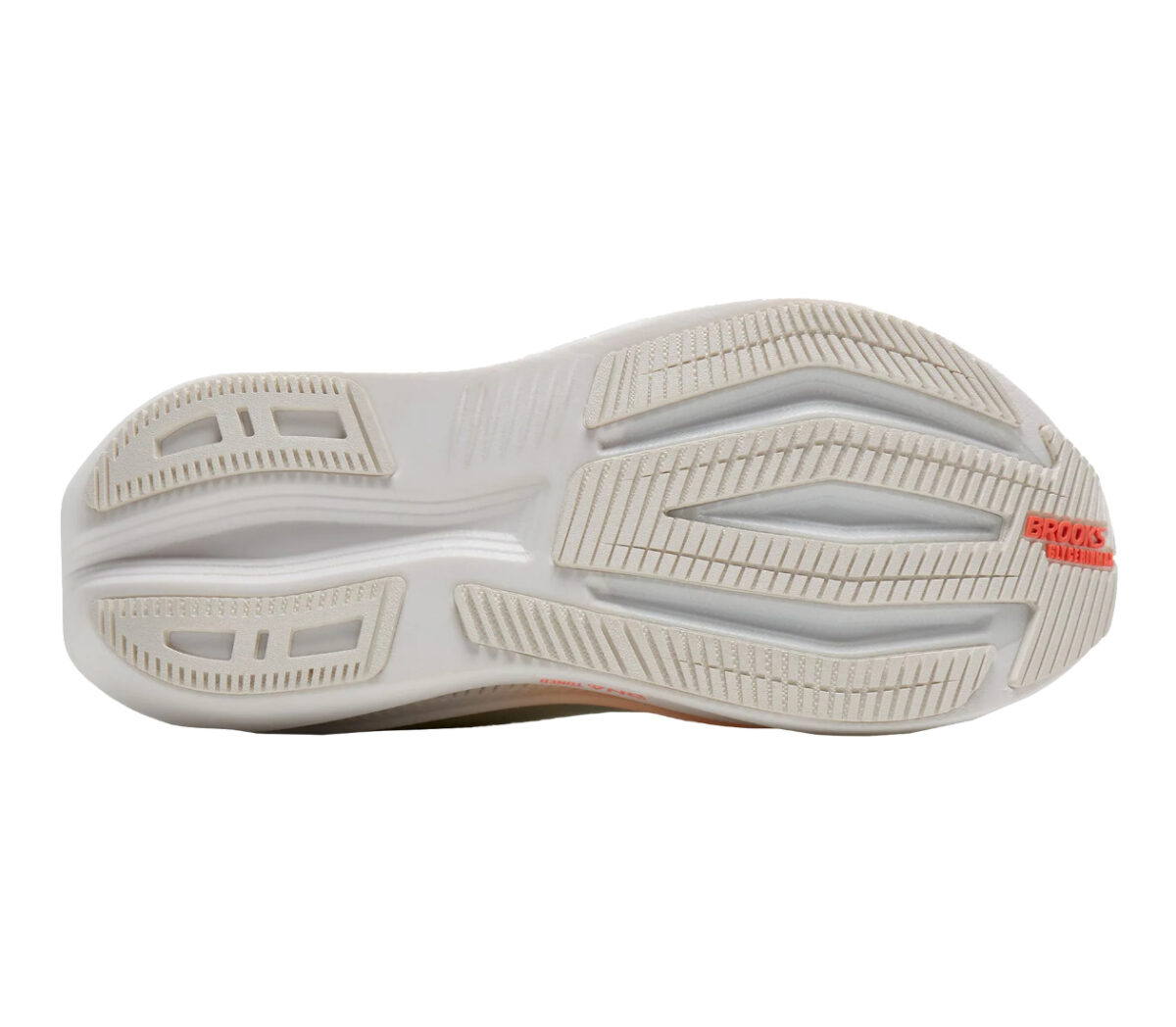 Suola Scarpa Brooks Glycerin Max 2 donna bianca corallo