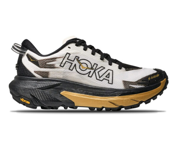 Scarpa Hoka Mafate 5 uomo black gold
