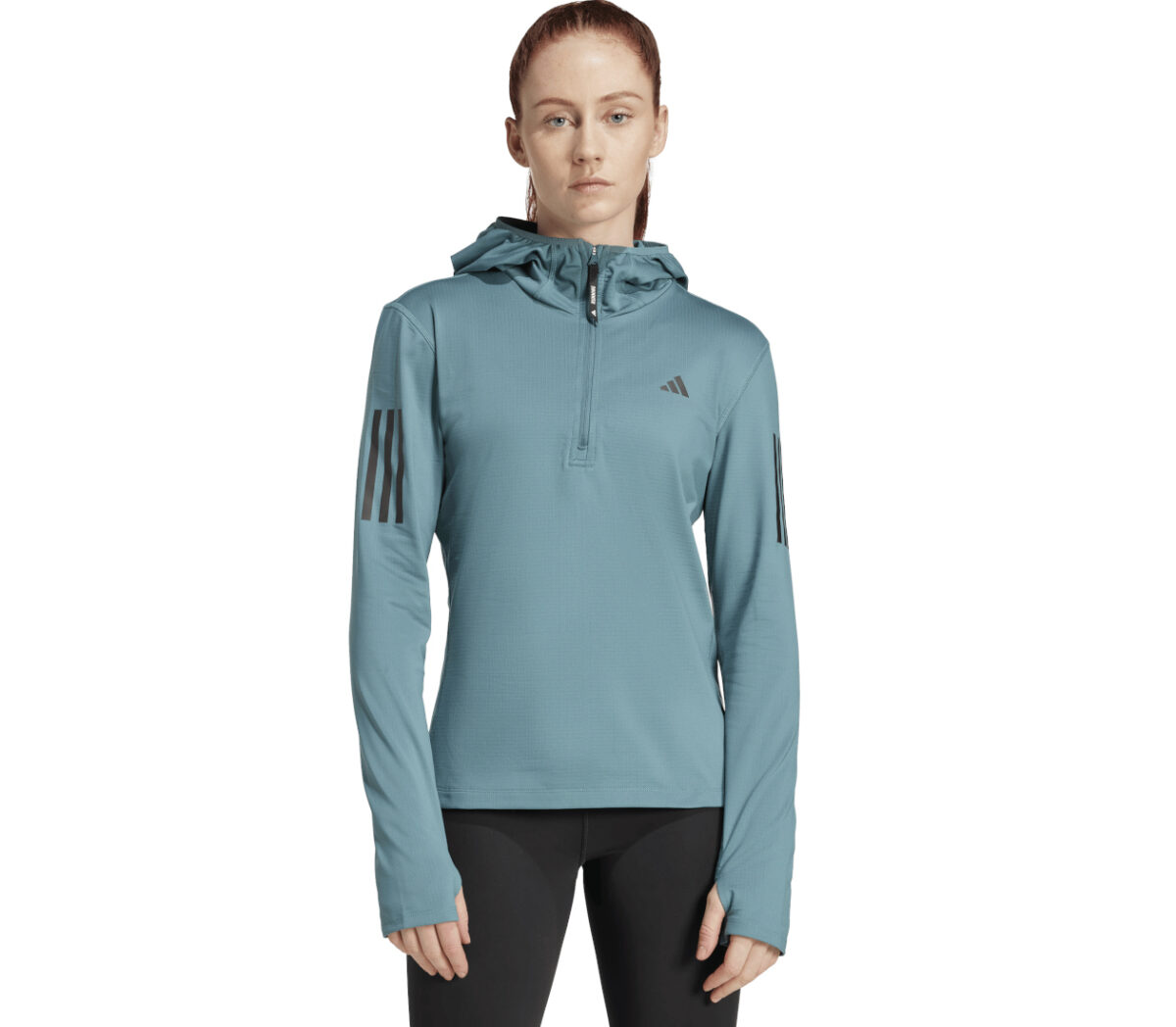 Felpa Adidas OTR B WIN HZ donna verde scuro