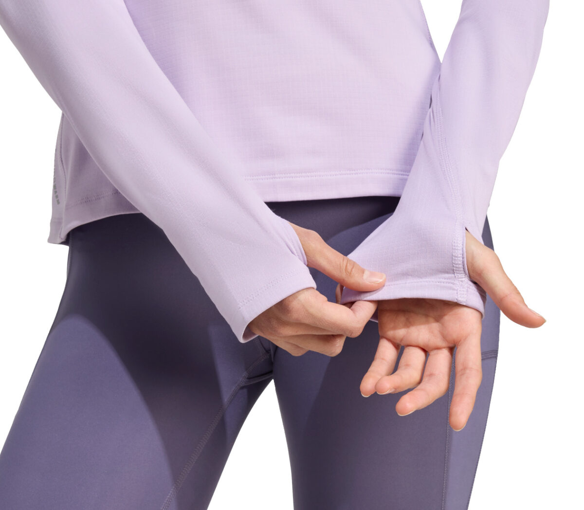 Dettaglio Felpa Adidas OTR B WIN HZ donna lilla