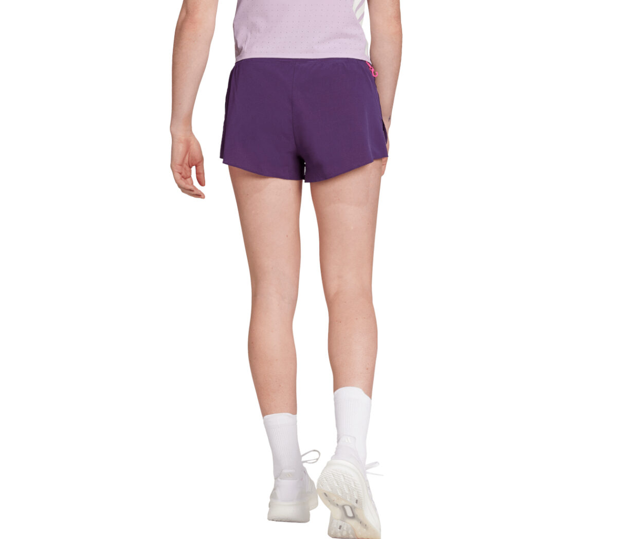 Dietro Pantaloncino Adidas Adizero Gel donna viola