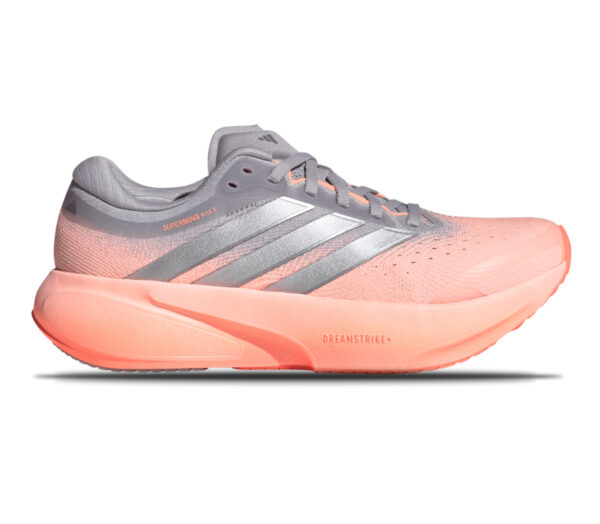 Scarpa Adidas Supernova Rise 3 donna grigio rosa salmone