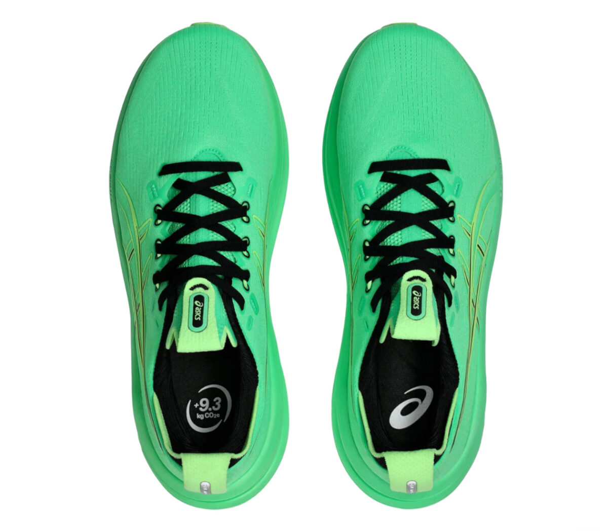 Tomaia Scarpa Asics Gel-Nimbus 28 uomo Vital Green Illuminate Green