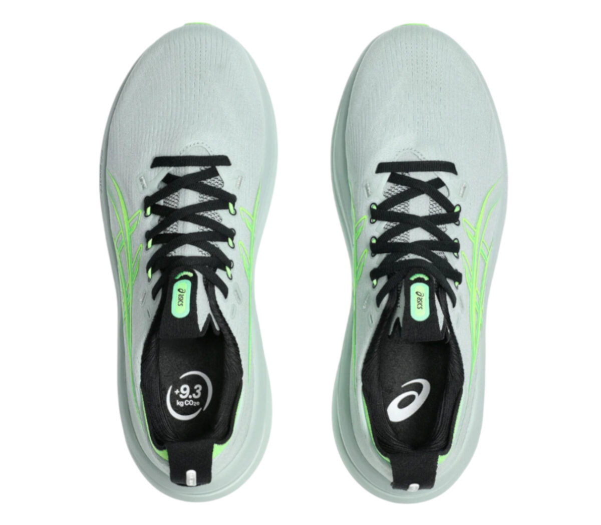 Tomaia Scarpa Asics Gel-Nimbus 28 uomo verde chiaro