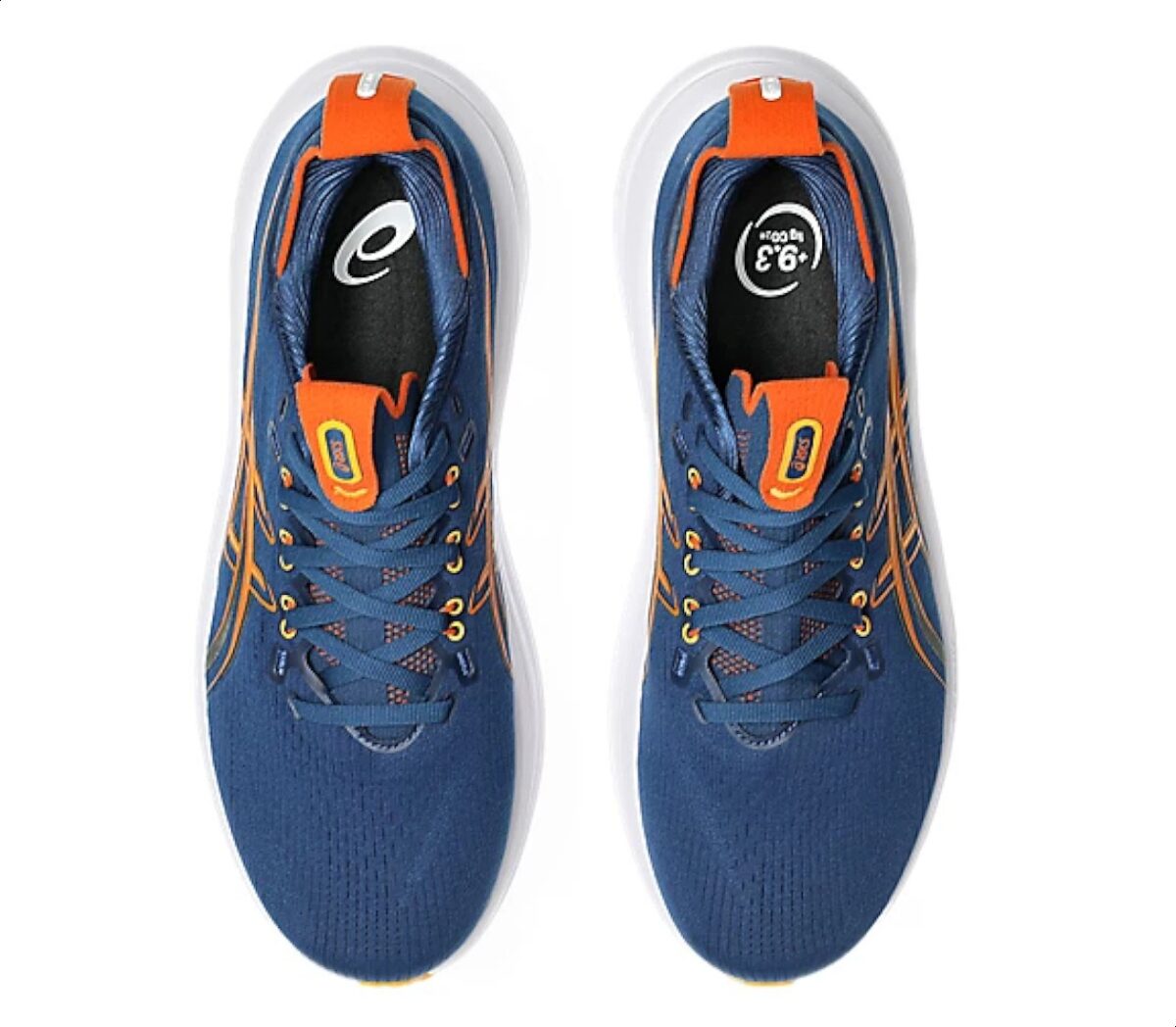 Tomaia Scarpa Asics Gel-Nimbus 28 uomo Twilight Blue Anzu