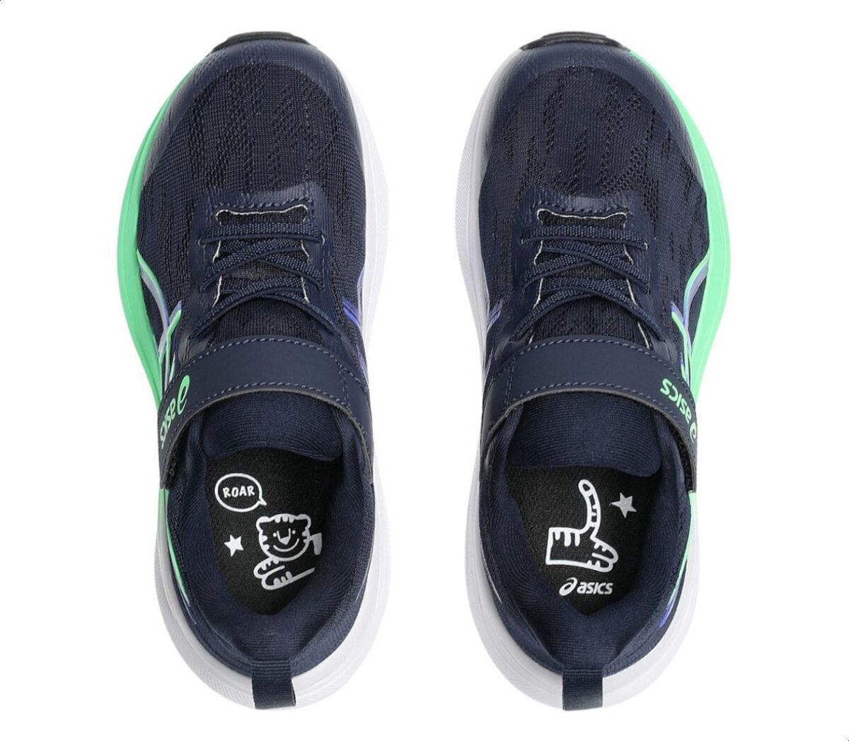 Tomaia Scarpa Asics GT 1000 14 Ps junior Midnight Vital Green